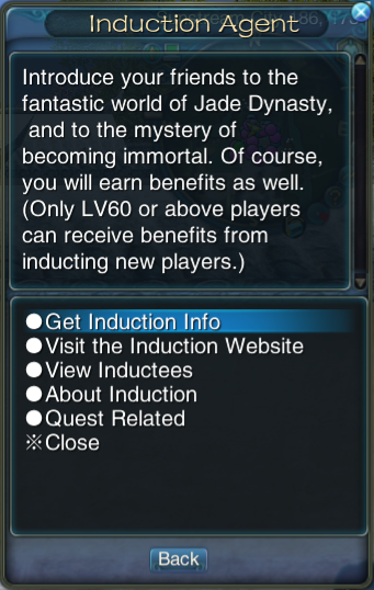 Induction Agent Location